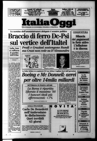 Italia oggi : quotidiano di economia finanza e politica